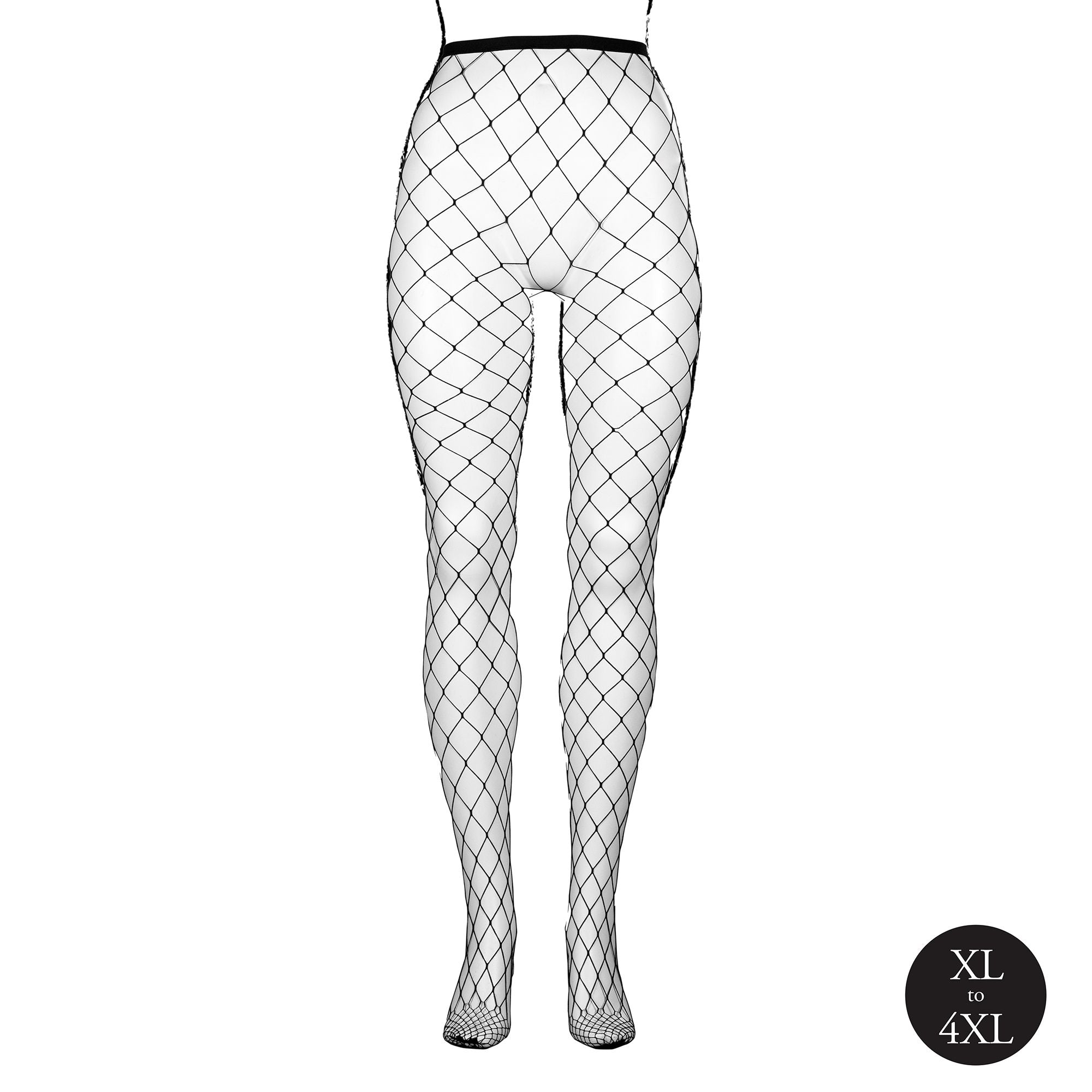 Le Desir - Slip mit Grober Netzstruktur - Schwarz
