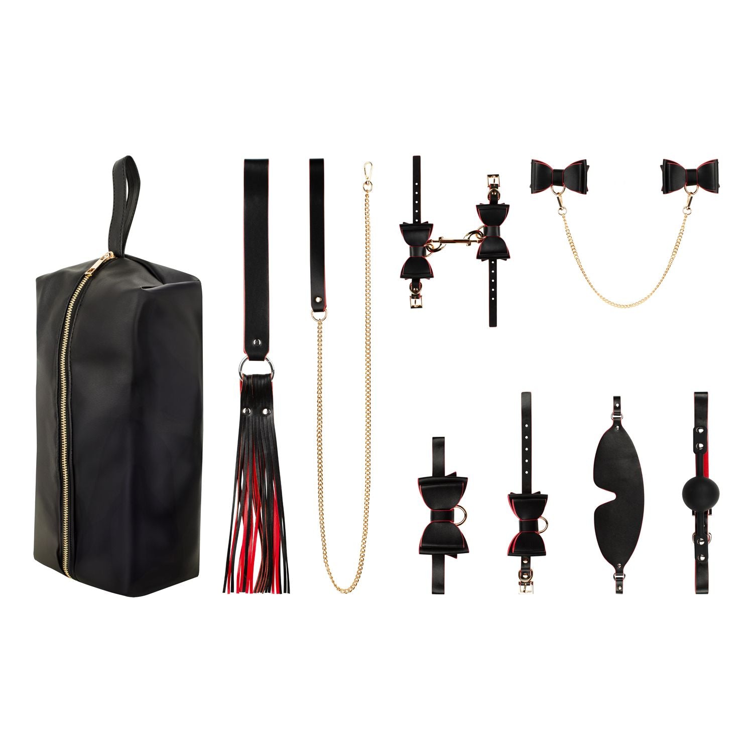 Bedroom Fantasies - Crimson & Ebony - 8-teiliges Luxus-Set
