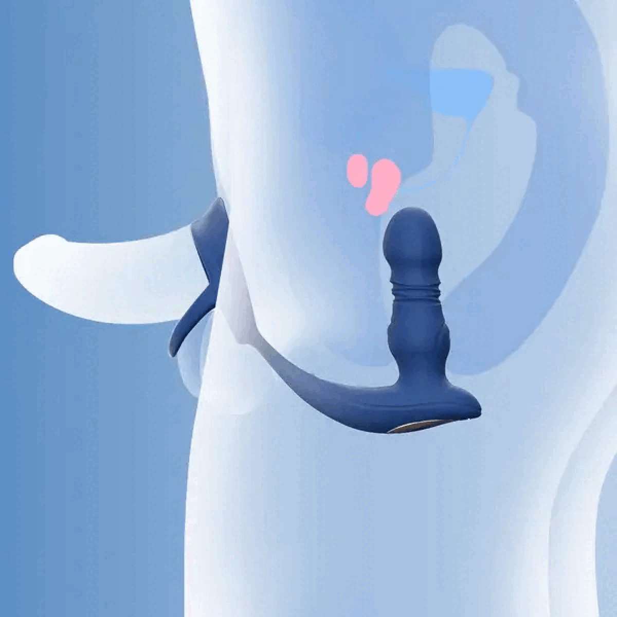 HoneyPlayBox – Cyrus Stoß-Prostata Vibrator – Schwarz
