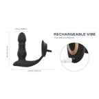 HoneyPlayBox – Cyrus Stoß-Prostata Vibrator – Schwarz