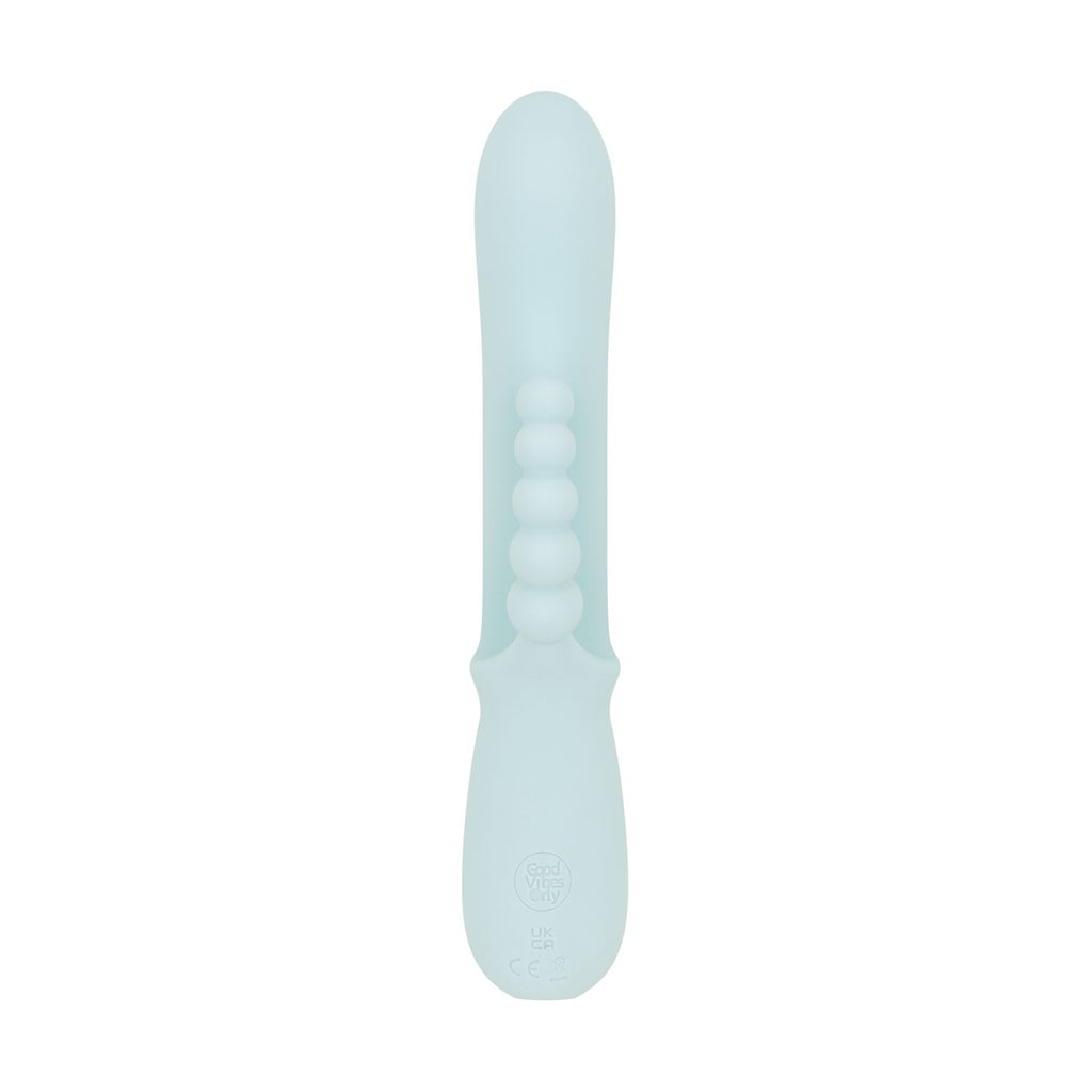 Good Vibes Only - Triple Stimulation Vibe - Weiches Silikon - Blau