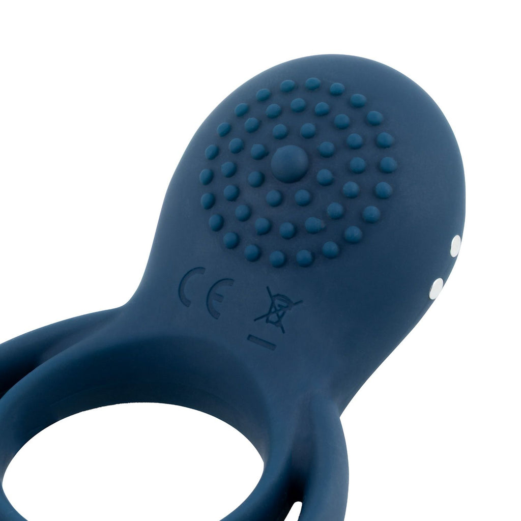 Boners - Vibrierender Cockring für Paare - Blau
