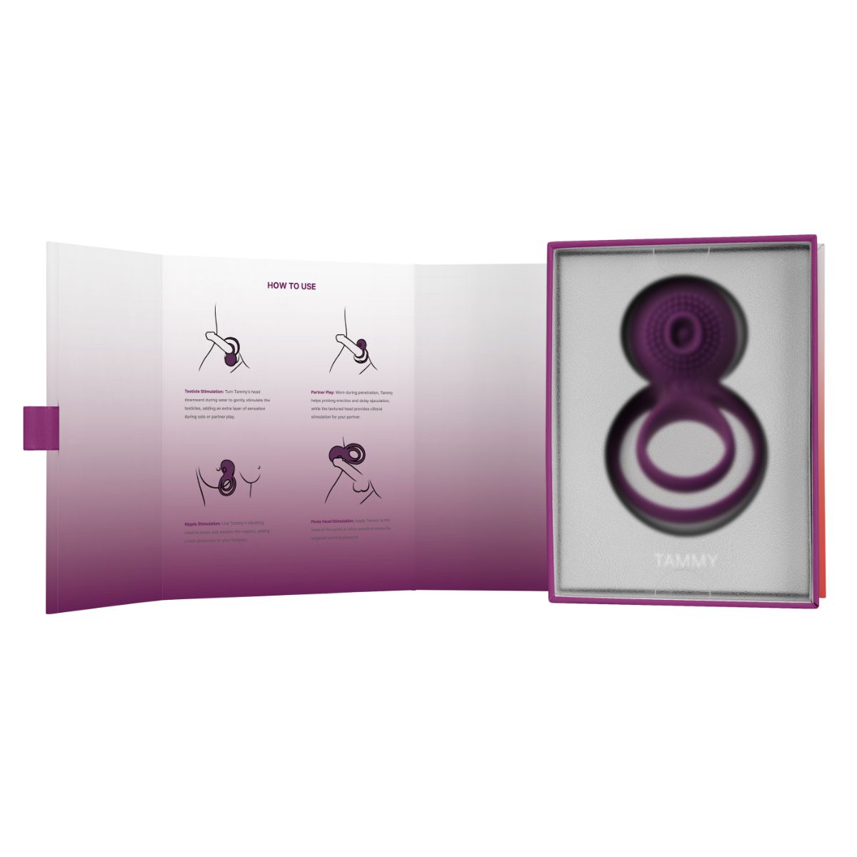 SVAKOM - Tammy Vibrerende Cockring - Violet