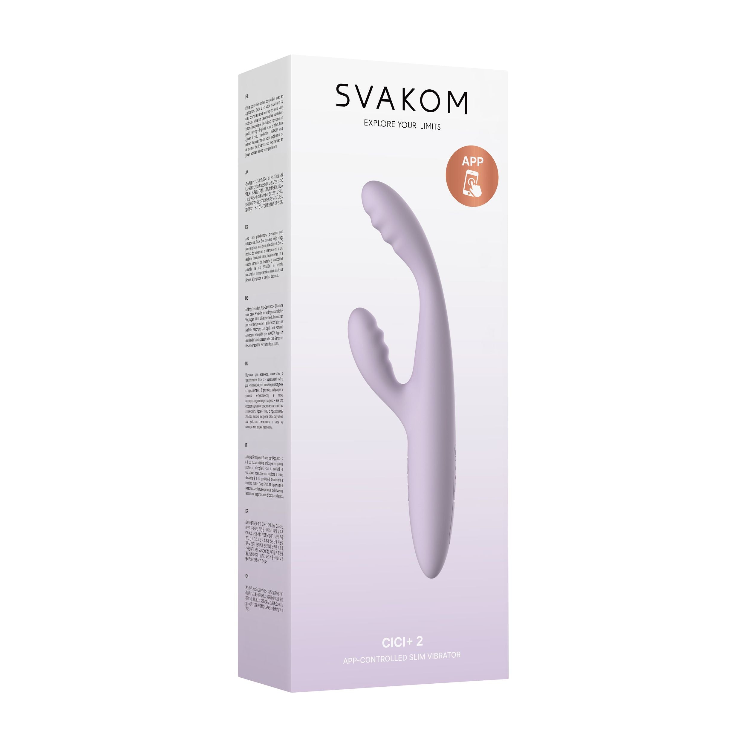 Svakom - Cici Plus 2 G-Punkt-Vibrator mit App-Steuerung und Wärmefunktion