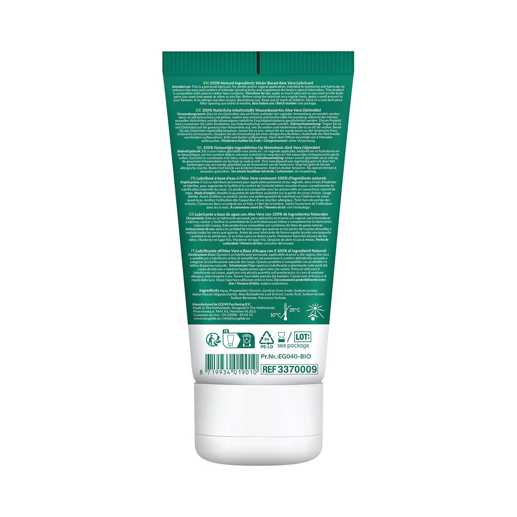 EasyGlide - Bio & Natural Gleitgel auf Wasserbasis mit Aloe vera - 100 ml