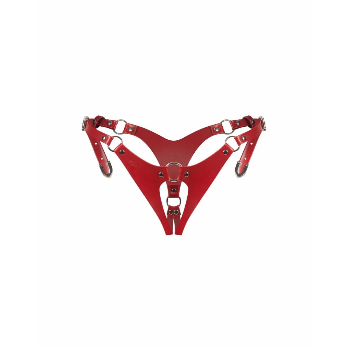 Obsessive - Inferro String mit offenem Schritt - Rot