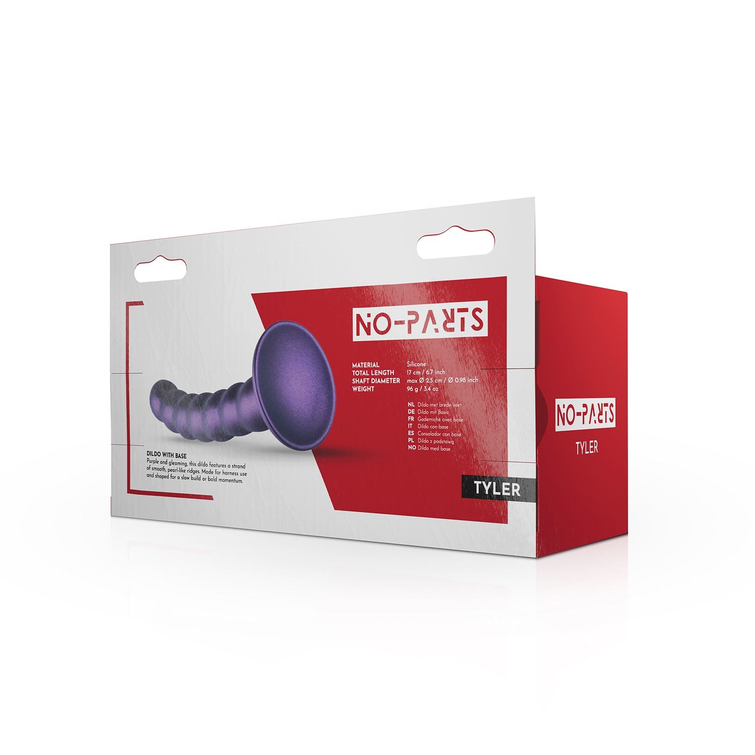 No-Parts - Pegging Dildo - Metallic Lila