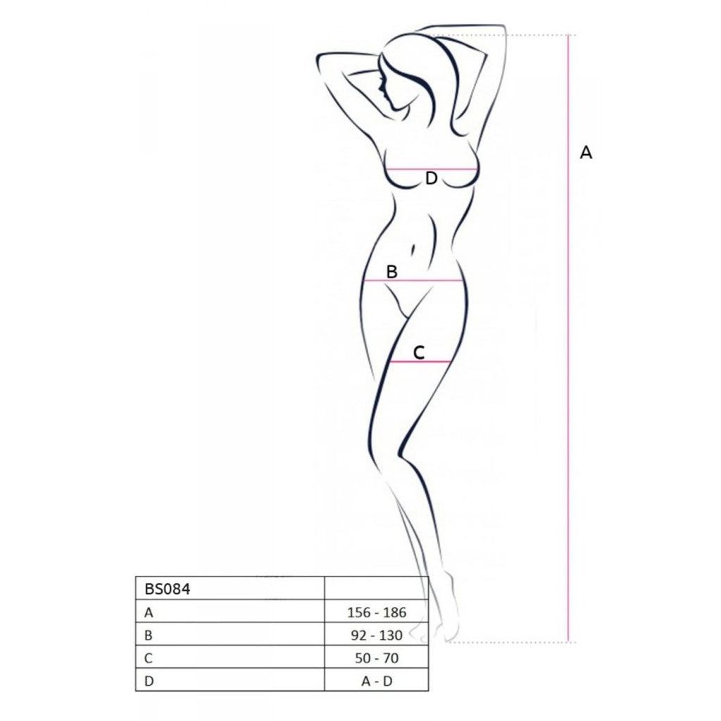 Passion - BS084 Catsuit - Weiss