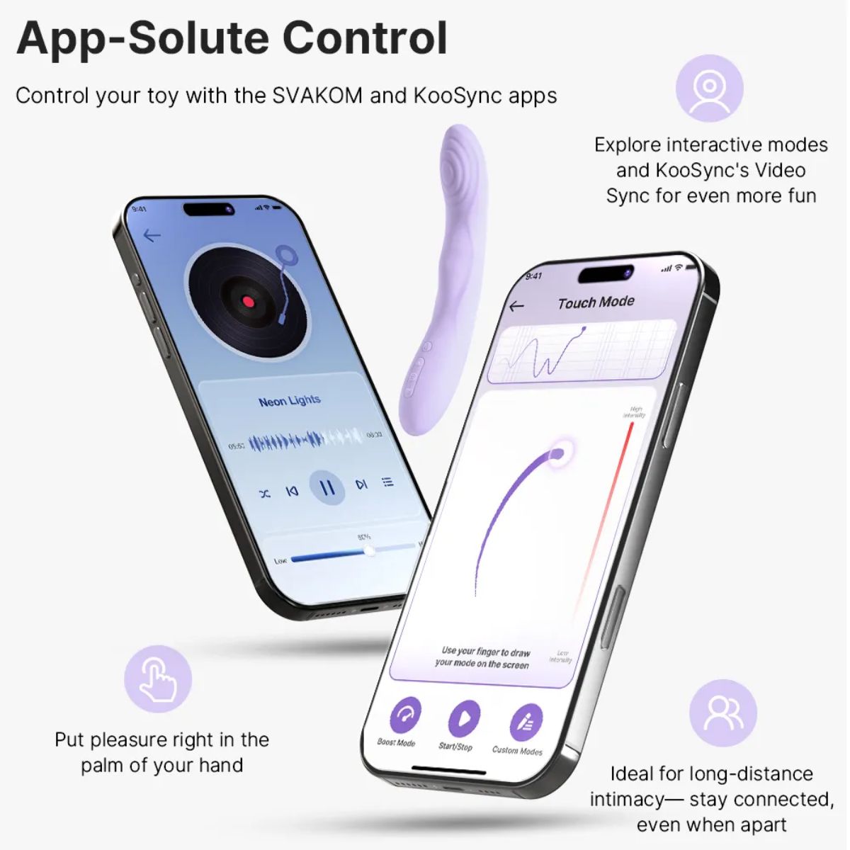 Svakom - Selena Beheizbarer Vibrator - Lavender