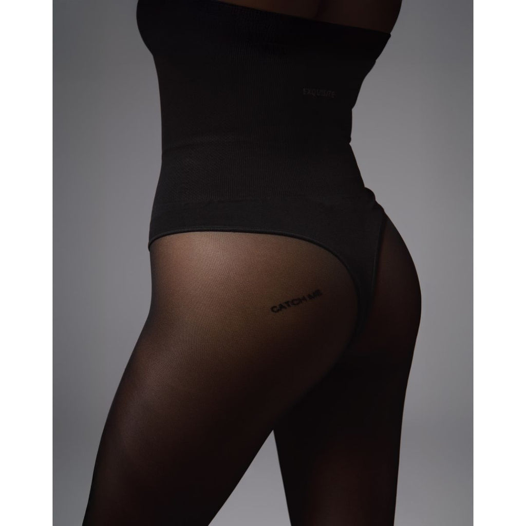 Obsessive - Patrise Me Strumpfhose - Schwarz