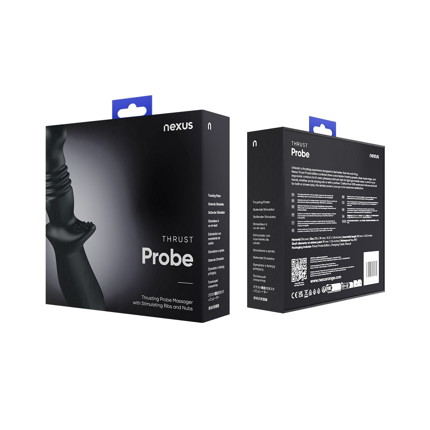 Nexus - Thrust Anal Prostata Vibrator - Schwarz